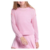 Girls' Chill Day Long Sleeve Tennis Top Paris Pink,Apparel,Lucky In Love,Paris Pink,2XS,Tennis Express,T324-679U26