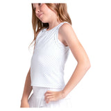Girls' Poppy Dot Tennis Tank-Apparel-Lucky In Love-T326-48G447-1-Tennis Express