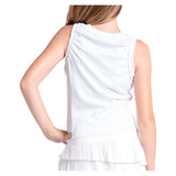 Girls' Poppy Dot Tennis Tank-Apparel-Lucky In Love-T326-48G447-2-Tennis Express