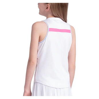 Girls' Love Is Bold Tennis Tank White,Apparel,Lucky In Love,,,Tennis Express,T331-10J110-4
