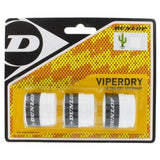 Viperdry White 3 Pack Ultra Dry Tennis Overgrip-Accessories-Dunlop-T613209-Tennis Express
