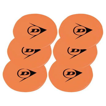 On-Court Tennis Spot Targets 6 Pack Orange-Training Equipment-Dunlop-T622205-1-Tennis Express
