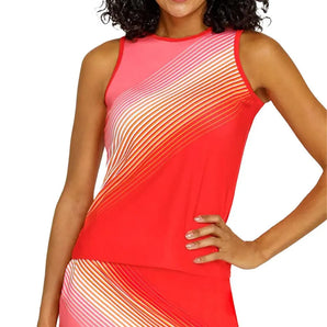 Women's Joely Tennis Tank Radiant Stripe-Apparel-Tail-TA2964-V658S25_9fd38351-4c8b-4037-8c2b-e9836f1e9809-Tennis Express