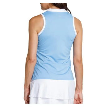 Women's Camy Quarter Zip Tennis Tank Ocean Breeze-Apparel-Tail-TA3188-1699F25-1-Tennis Express