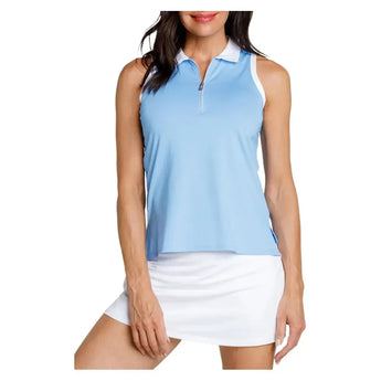 Women's Camy Quarter Zip Tennis Tank Ocean Breeze-Apparel-Tail-TA3188-1699F25_a58bf995-d49c-4300-ad17-d611489cb43c-Tennis Express
