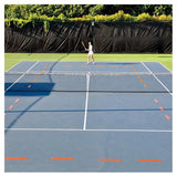 Long Lines 12 Piece Set Orange-Training Equipment-Oncourt Offcourt-TAOLL12-3-Tennis Express