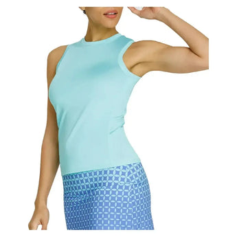 Women's Yolie Tennis Tank Aqua Sky-Apparel-Tail-TB3155-2908S25-3-Tennis Express