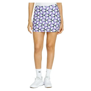 Women's Nyela 14.5 Inch Tennis Skort Crystal Prism-Apparel-Tail-TB6271-V698S25-Tennis Express