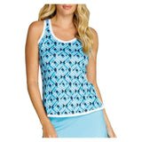Women's Chevy Racerback Tennis Tank Brick Maze-Apparel-Tail-TC3181-V918U25-Tennis Express