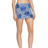 Women's Indra 13.5 Inch Tennis Skort Leo Palm-Apparel-Tail-TC6164-T576S24-Tennis Express