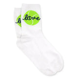 Women's Tennis Crew Socks-Socks-Ame and Lulu-TCS-S25-TL-Tennis Express