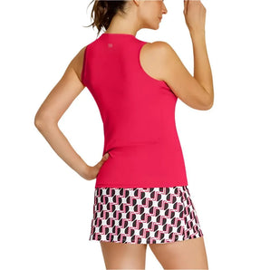 Women's Yolie Tennis Tank Wild Cherry-Apparel-Tail-TE3155-7737H24-1-2-[Sku]-Tennis Express