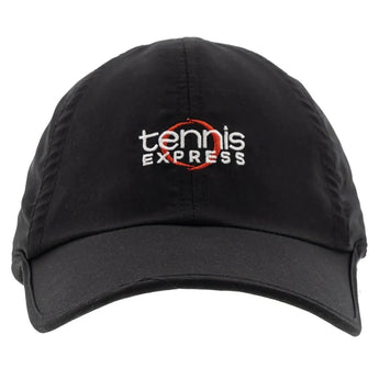 Unisex Featherlight Tennis Cap Black-Apparel-Tennis Express-TECAPBLK-4-Tennis Express