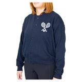 Women's The Tennis Jacket Navy, CourtLife, Tennis Express, TEN-JAC-NAF26-2
