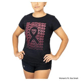 Women's Play Pink Tennis Tee Black (Size Small)-Apparel-TENNIS EXPRESS-TEPLAYPINK-wom-3-Tennis Express