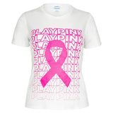 Women's Play Pink Performance Tee White-Apparel-TENNIS EXPRESS-TEPLAYPINKWH-1-Tennis Express