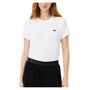 Women's Essentials Tennis T-Shirt-Apparel-Lacoste-TF0188-001-3-Tennis Express