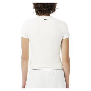 Women's Heritage Tennis Tee Flour, Lacoste, Tennis Express, TF6801-70VF26-2