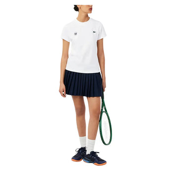 Women's Roland Garros Tennis T-Shirt,Apparel,Lacoste,,,Tennis Express,TF8310-001-5