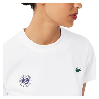 Women's Roland Garros Tennis T-Shirt,Apparel,Lacoste,,,Tennis Express,TF8310-001-6
