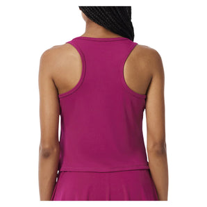 Women's Core Performance Tennis Training Tank Top Rubine Red, Lacoste, Tennis Express, TF8875-JBDF26-2