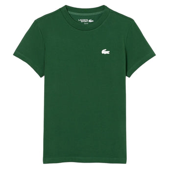 Women's Core Performance Tennis Tee Green-Apparel-Lacoste-TF9246-132-3-Tennis Express