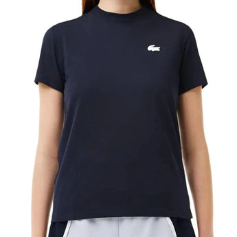 Women's Core Performance Tennis Tee-Apparel-Lacoste-TF9246-B-N1-Tennis Express