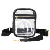 Clear Crossbody Bag Black-Bags-Mayvak-TG10432-BLK-Tennis Express
