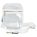 Clear Crossbody Bag White-Bags-Mayvak-TG10432-WHT-X-Tennis Express