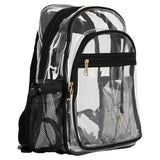 Clear Backpack Black-Bags-Mayvak-TG10438-BLK-1-Tennis Express