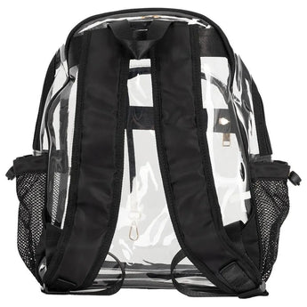 Clear Backpack Black-Bags-Mayvak-TG10438-BLK-2-Tennis Express