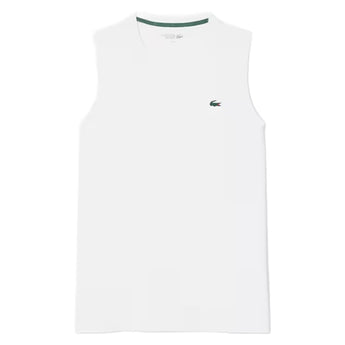 Men's Essentials Sleeveless Tennis Top-Apparel-Lacoste-TH0180-001-2-Tennis Express
