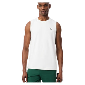 Men's Essentials Sleeveless Tennis Top-Apparel-Lacoste-TH0180-001-Tennis Express