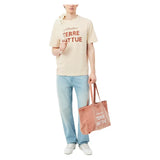 Men's Roland Garros Terre Battue Tennis T-Shirt,Apparel,Lacoste,,,Tennis Express,TH0356-K74-5