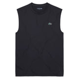 Men's Players Sleeveless Tennis Tee Black, Lacoste, Tennis Express, TH1124-031F26-1