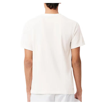 Men's Poly/Cotton Big Croc Tennis Tee-Apparel-Lacoste-TH2042-B-AU8-2-Tennis Express