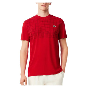 Men's Novak Djokovic Fan Tennis Top-Apparel-Lacoste-TH4782-FF25-240-3-Tennis Express
