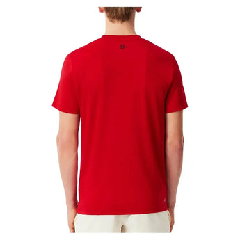 Men's Novak Djokovic Fan Tennis Top-Apparel-Lacoste-TH4782-FF25-240-4-Tennis Express