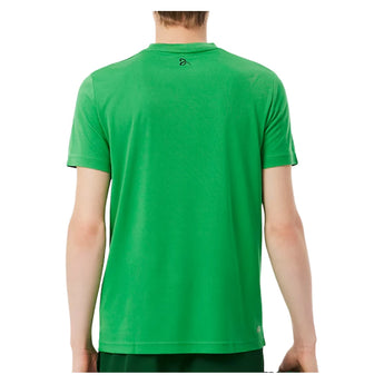 Men's Novak Djokovic Fan Tennis Top Calathea-Apparel-Lacoste-TH4782-SIWH25-2-Tennis Express