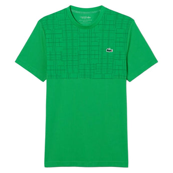 Men's Novak Djokovic Fan Tennis Top Calathea-Apparel-Lacoste-TH4782-SIWH25-3-Tennis Express