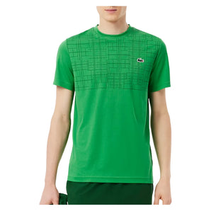Men's Novak Djokovic Fan Tennis Top Calathea-Apparel-Lacoste-TH4782-SIWH25-669537Tennis Express