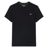 Men's Core Performance Tennis Training Graphic Tee,Apparel,Lacoste,Z1W Black/Patisson,S,Tennis Express,TH6655-F26-Z1W-1