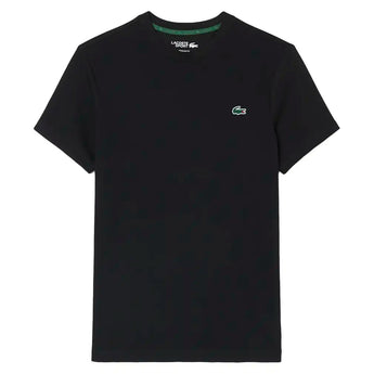 Men's Core Performance Tennis Training Graphic Tee,Apparel,Lacoste,Z1W Black/Patisson,S,Tennis Express,TH6655-F26-Z1W-1