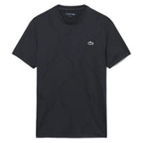 Men's Players Tennis Tee Black, Lacoste, Black, Tennis Express, TH6720-031F26-BLACK-4
