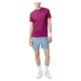Men's Players Tennis Tee, Lacoste, JBD Rubine Red, Tennis Express, TH6720-F26-JBD-RUBINE-RED-3