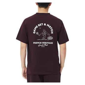 Men's Heritage Graphic Tennis Tee, Lacoste, Tennis Express, TH6729-F26-3