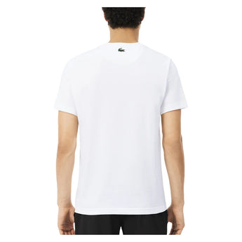 Men's Daniil Medvedev Tennis Tee White, Lacoste, Tennis Express, TH6753-001F26-2