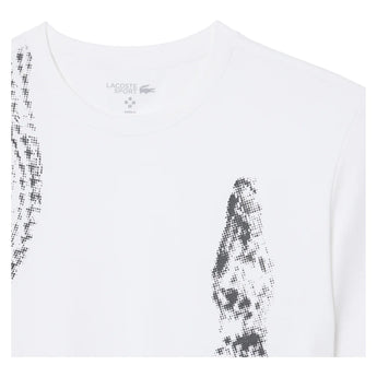 Men's Daniil Medvedev Tennis Tee White, Lacoste, Tennis Express, TH6753-001F26-4