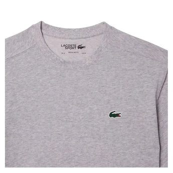 Men's Core Poly/Cotton Classic Tennis Top Silver Grey Chine-Apparel-Lacoste-TH7618-CCAB-6-Tennis Express