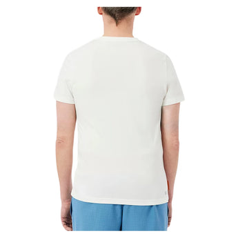 Men's Roland Garros Classic Tennis T-Shirt,Apparel,Lacoste,,,Tennis Express,TH8309-100-1
